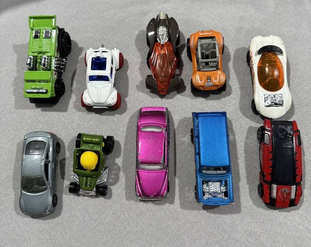 Lot Of 10 Hot Wheels Die Cast Loose Cars Toy Cars Used Condition Vehicles